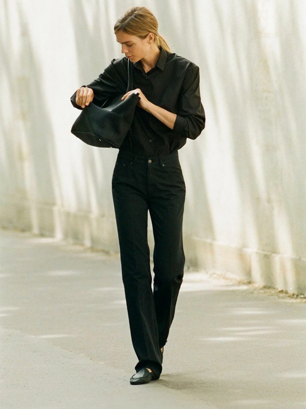 The Row Black Carlton Jeans